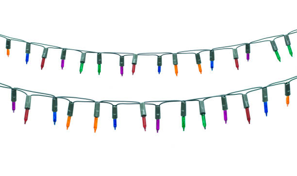 istock String of christmas lights isolated on white background With clipping path 851249554