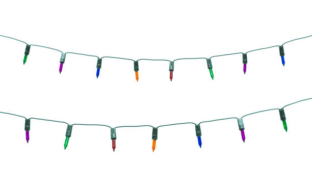 istock String of christmas lights isolated on white background With clipping path 851251846