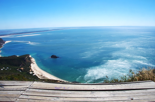 landscape view of the National Park Arrabida in Setubal,Portuga