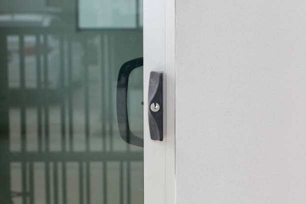 istock door handle of the modern house 851257240