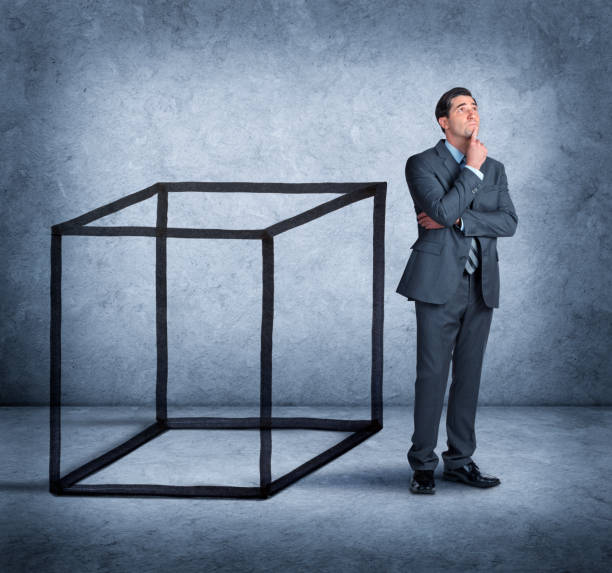 istock Businessman Thinking Outside The Box 851263884