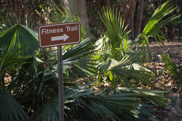 istock Fitness Sign at the Beach 851294274