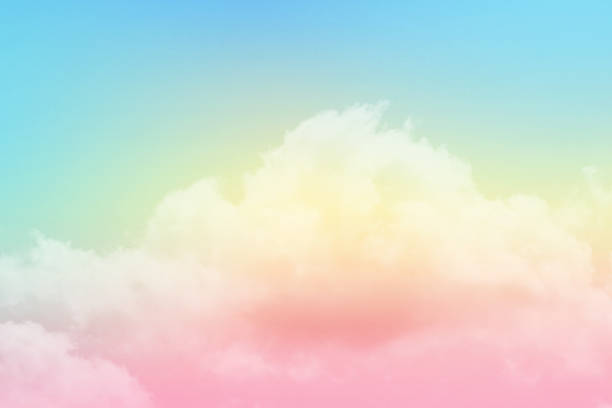 istock artistic soft cloud and sky with pastel color ,nature abstract background 851324524