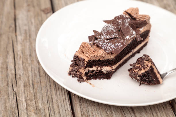 istock Moist devils food chocolate cake called Parisian cake 851337898