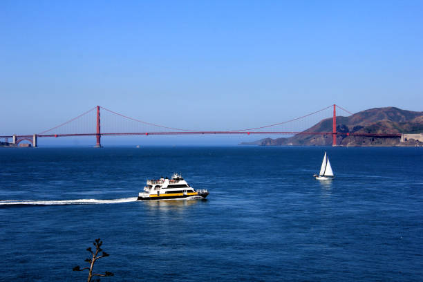 istock Boat tour and Golden gate bridge in san francisco 851340782
