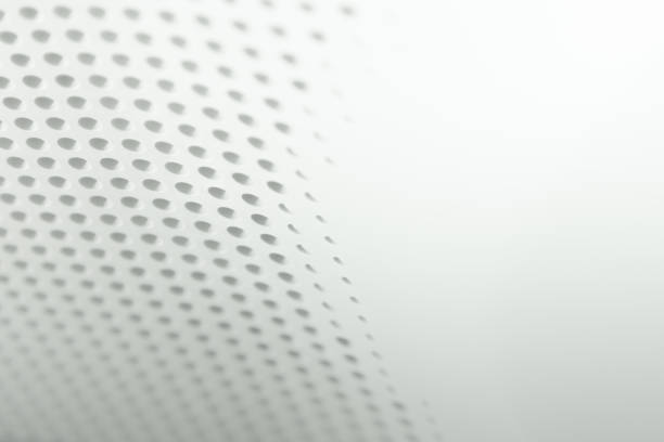 istock Abstract light colored surface with holes built in a row for creativity, wallpapers and backgrounds. 851347364