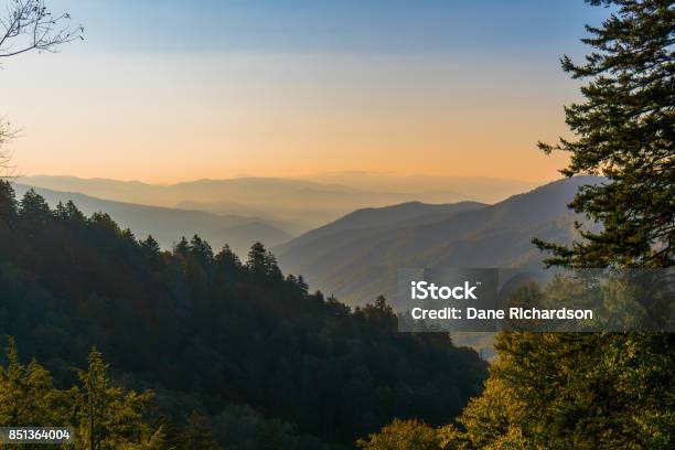 Cloudy Range Stock Photo - Download Image Now - Great Smoky Mountains National Park, Autumn, Cloud - Sky