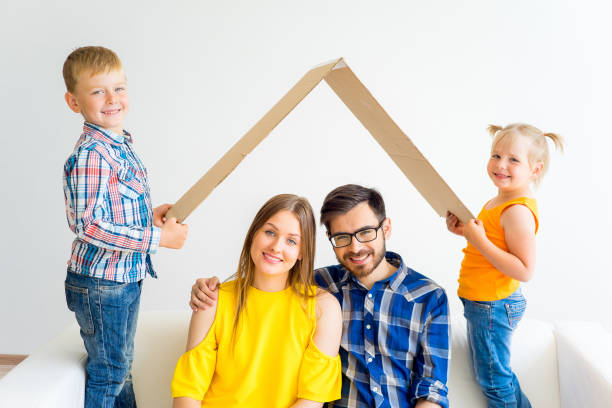 istock Family moving into new house 851393278