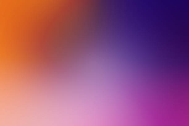 istock Defocused Blurred Motion Abstract Background Purple Orange 851413906