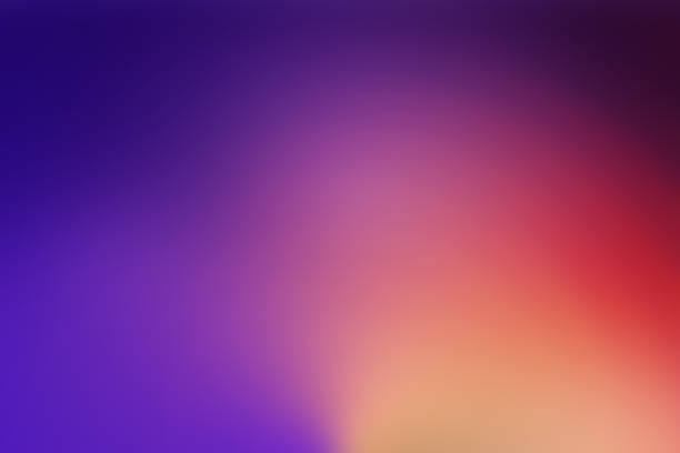 Photo of Defocused Blurred Motion Abstract Background Purple Red