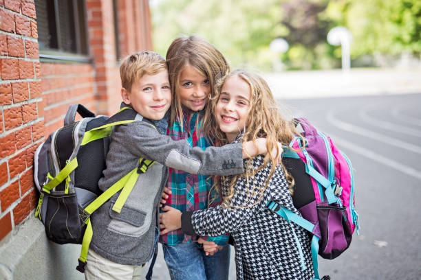 istock Group of primary Pupils Outside Classroom 851416812