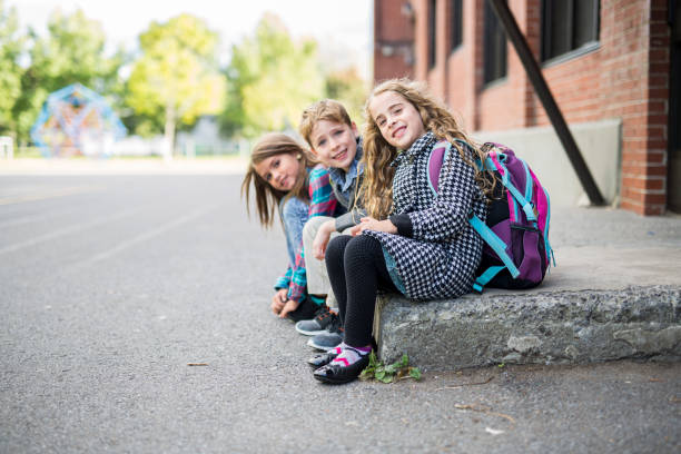 istock Group of primary Pupils Outside Classroom 851417214
