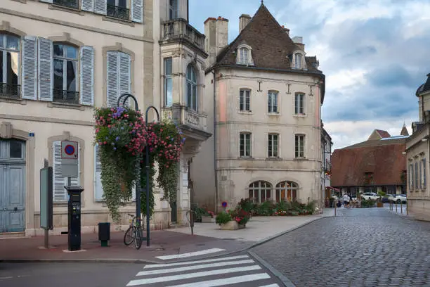 Beaune is the wine capital of Burgundy in the Côte d'Or department in eastern France.