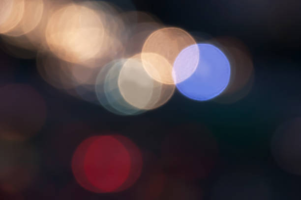 istock Beautiful soft blur defocused and colorful Bokeh lights on night atmosphere background. 851432222