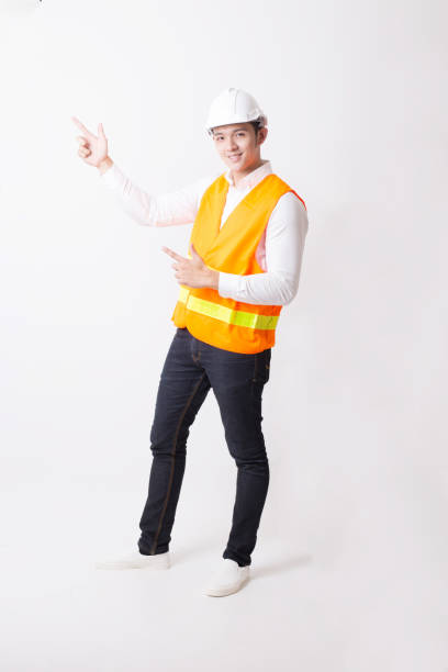 istock Portrait of Asian Man Isolated and Background With Gesture Sign 851448310