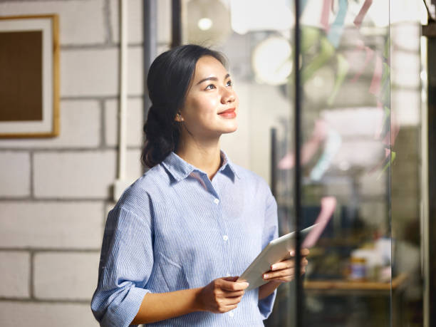 istock young asian businesswoman working in office 851455314