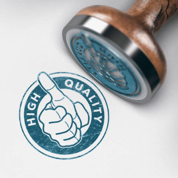 istock High Quality and Positive Feedback. Thumb up Stamp 851455468