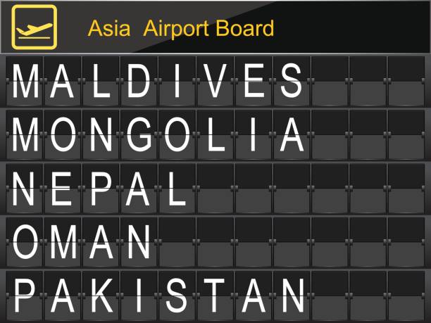 istock Asia Country Airport Board Information 851456356