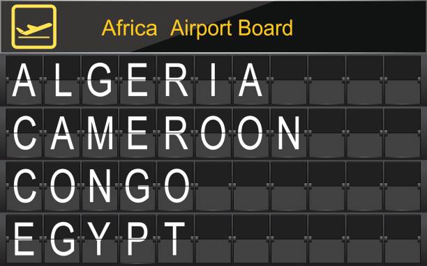istock Africa Country Airport Board Information 851456526