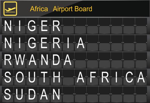 istock Africa Country Airport Board Information 851456538