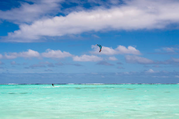 istock kite surfers on tropical polynesian beach aitutaki cook islands 851467282