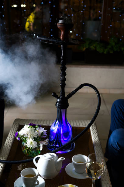 istock Hookah hot coals on shisha bowl 851471660