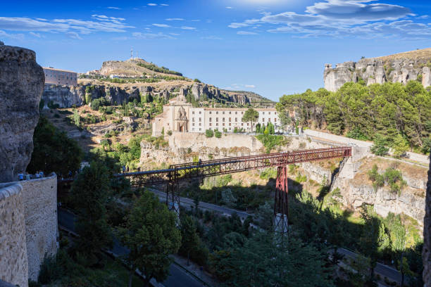 istock Panoramic view of Cuenca at dusk, Spain 851478856