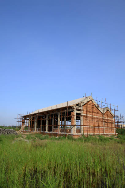 istock Chinese traditional architectural landscape under the blue sky, China. 851479512