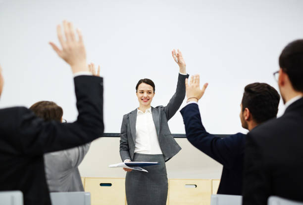 istock Raise your hand in case you agree 851488124