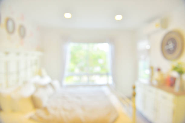 istock Abstract blur bedroom area interior for background 851498550