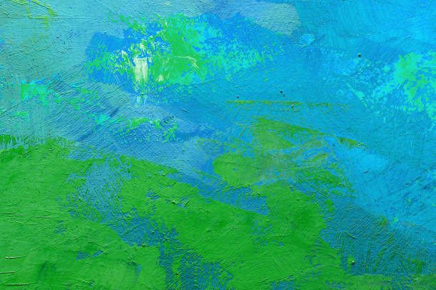 istock abstract oil paint texture on canvas, background 851501616