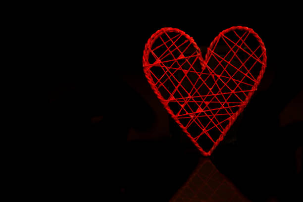 istock Red heart shaped ornamental box 851502326