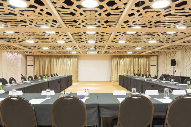 istock Interior of a modern luxury conference room 851507886