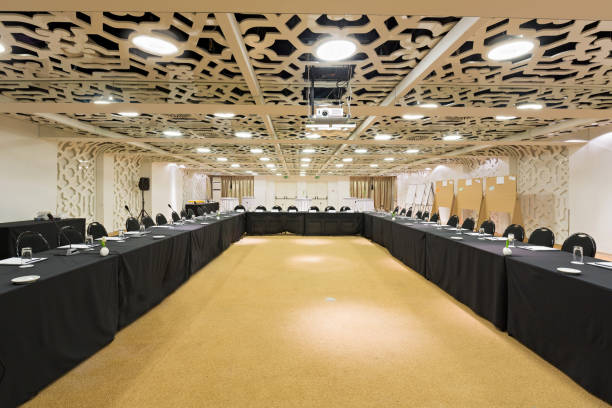 istock Interior of a modern luxury conference room 851516474