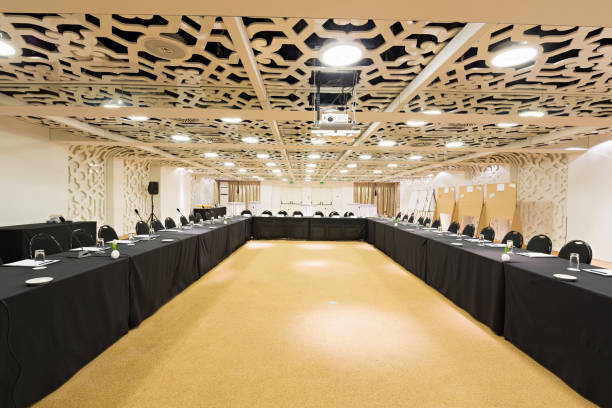 Interior of a modern luxury conference room