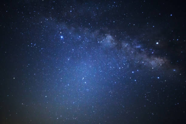 istock Milky way galaxy. Long exposure photograph 851534972