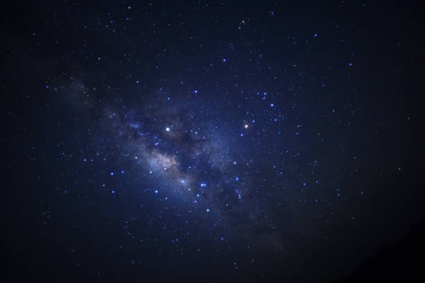 istock Milky way galaxy. Long exposure photograph.With grain 851544264