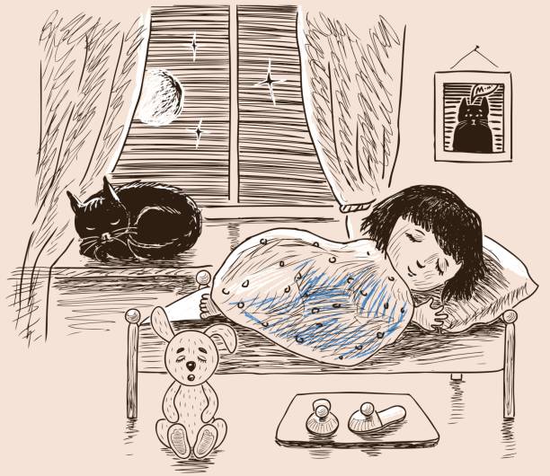 istock A little girl sleeps in her room 851549058