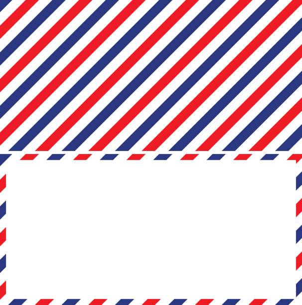 air mail background and frame of the envelope of a letter air mail background and frame of the envelope of a letter mail, vector illustration for postage air mail stock illustrations
