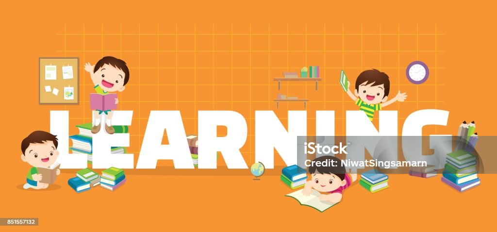Simple Learning Images Learning Concept Illustration Stock Illustration - Download Image Now ...