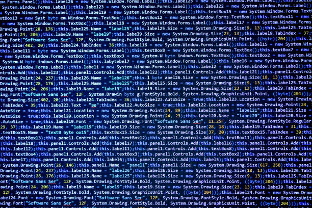 código fonte do software em fundo preto - php - fotografias e filmes do acervo