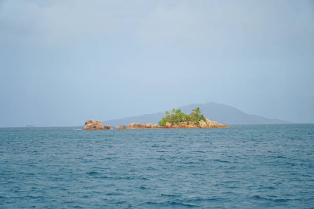 Ile St. Pierre in front of Curieuse Island