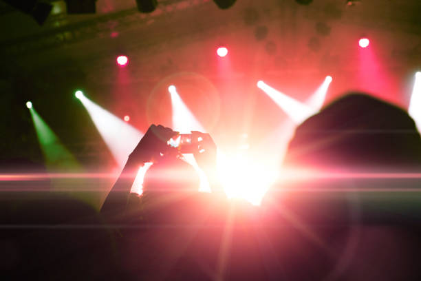 istock Concert hall crowded with fans 851580652