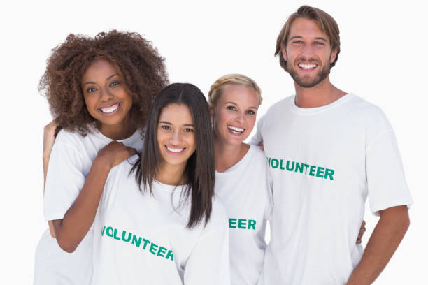 istock Smiling group of volunteers 851586360