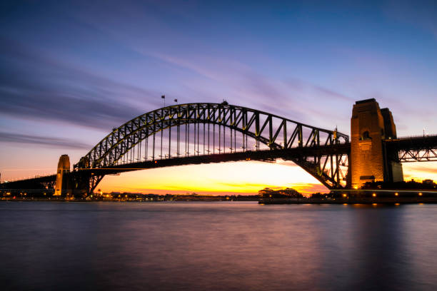 istock Sunset And The Sydney Harbour Bridge 851591520