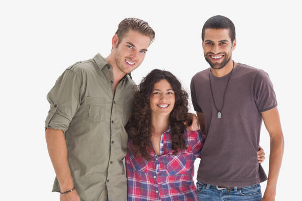 istock Hipster friends smiling at camera 851629588