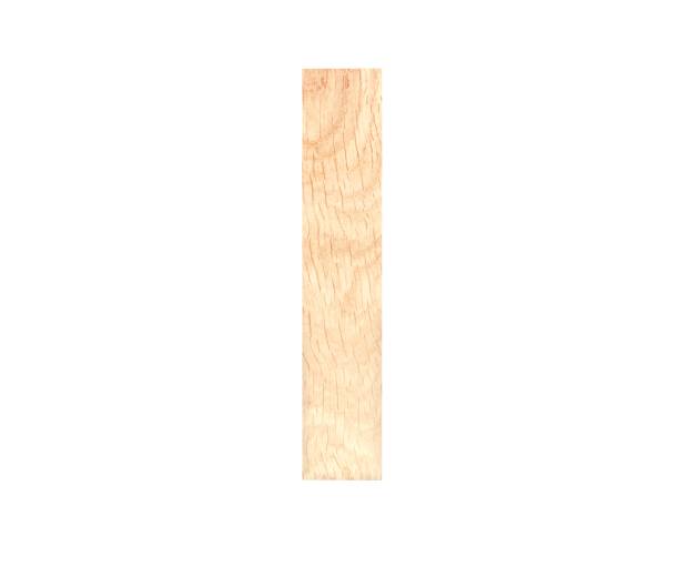 istock 3D decorative wood Alphabet, capital letter I 851632410