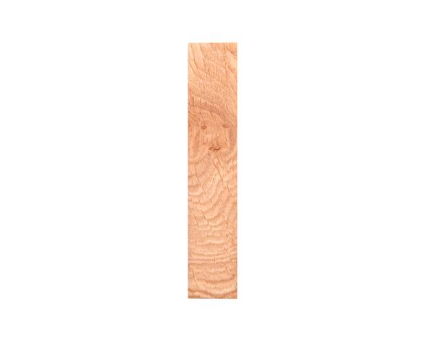 istock 3D decorative wood Alphabet, capital letter I 851666688