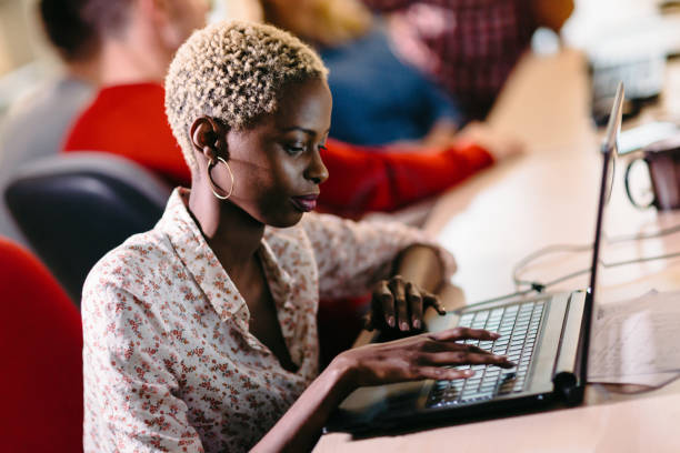 istock Portait of software designer working in office 851670076