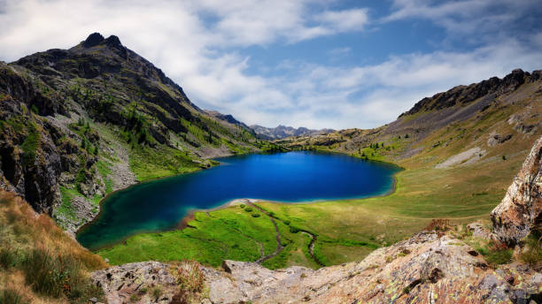 Lac Superieur de Vens, the Upper Lake of Vens in France, National Park of Mercantour